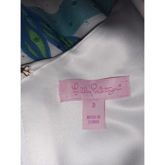 Lilly Pulitzer Sz 2 ROSWELL POSEY Dress Pinafore Style Sundress - Picture 10 of 10
